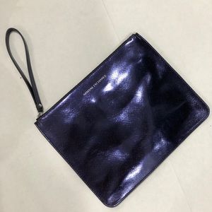 Armani Exchange electric purple Wristlet
